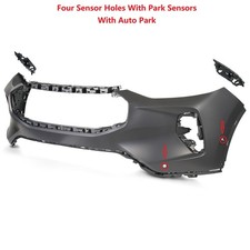 Front Bumper Cover For 2023-2026 Ford Escape With Sensor Holes PJ6Z-17D957-BAPTM picture