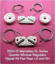 2003-12 Mercedes SL Series Quarter Window Regulator Repair kit Pair LH & RH. picture