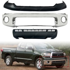 Front Steel Bumper Face Bar Kit Upper Lower Valance For 2007-2013 Toyota Tundra picture
