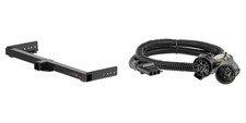 CURT Class 3 Trailer Hitch And 4-Way Flat Wiring Harness Fits USCAR 13525-55384 picture