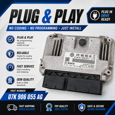 07K906055AG Volkswagen Jetta SportWagen 2010 2.5L Engine Computer Plug N Go.. picture