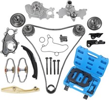3.5L Timing Chain Kit VVT w/ 4-Bolt Water Pump [3.5L V6 Turbo] Fit for Ford  picture