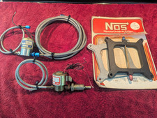 NOS, Nitrous Oxide Cheater System, Nitrous And Fuel Solenoids, Plate And Lines. picture