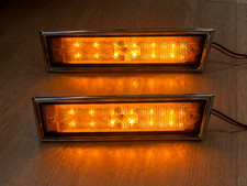 1981-1991 Chevy GMC Truck C10 Jimmy Suburban LED Front Side Marker Lights Pair picture