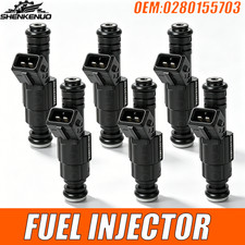 25LBS Set 6 Upgrades 6-Hole Fuel Injectors For 1997-1998 Jeep TJ 4.0L I6 picture