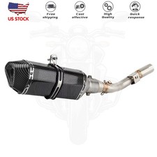 For Kawasaki KLX230 S / SM 20-26 KLX 230 Exhaust Tips Mid Pipe Slip On Muffler picture