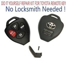 TOYOTA Camry 2006-2012 Remote Key Shell Repair Kit DIY NO Locksmith Needed A+ picture