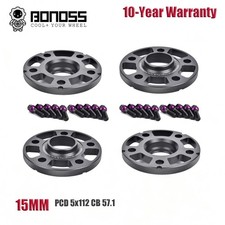 15mm 4pc BONOSS Wheel Spacers for Audi A3 A6 S6 RS6 A8 S8 Q2 SQ2 Q3 Q4 Q6 R8 TT picture