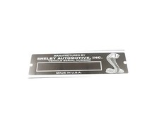 2X DATA PLATE. BLANK FITS TO CLASSIC VINTAGE SHELBY AUTOMOTIVE #V451-8 picture