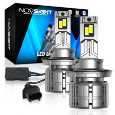 NOVSIGHT LED Bulbs H13 9008 Headlight High Low Beam Super White 6500K Headlamp picture