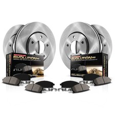 KOE6943 Powerstop Brake Disc and Pad Kits 4-Wheel Set Front & Rear for Q50 Q60 picture