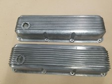 Vintage Cal Custom Finned Aluminum Valve Covers Boss 302 351 Cleavland 40-2700  picture