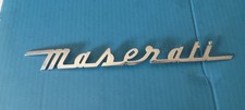 Maserati GranTurismo Quattroporte 2000-2019 Rear Silver Chrome Emblem OEM Used picture