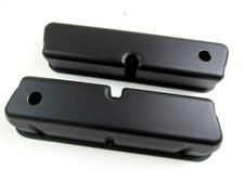 SBF Ford 289 302 351w Tall Aluminum Valve Covers Set Black E41206BK picture