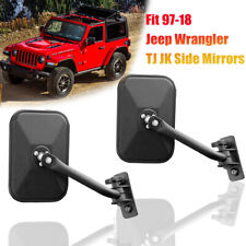 For 97-17 Jeep Wrangler JK JKU CJ TJ YJ Mirrors Door L&R Side Hinge View Mirrors picture