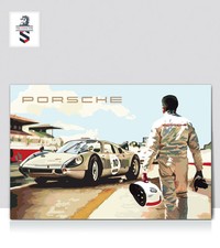 GTS 904 Porsche Le Mans Classic 1964 Porsche . Aluminum poster 18 