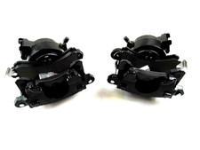 78-88 GM Metric Front Loaded Brake Calipers Pair Black Finish Fit Mustang 2 IFS picture