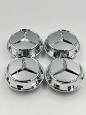 4pcs Mercedes Benz Maybach C63s E63s CLS63s AMG Chrome Center Caps Screw On 60mm picture
