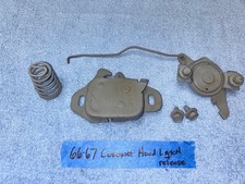 1966 1967 Dodge Charger Coronet Hood latch with release lever and rod bolts picture