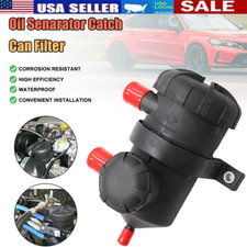 US Pro200 Oil Catch Can Patrol Vent Diesel Replace Engine Air Oil Separator Tank picture