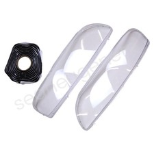 NEW A Set Front Headlight Lens Cover +Glue For Volvo V70 XC70 2005-2007 US picture