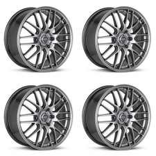 (4X) Enkei EKM3 Wheels [17x7 / 5x114.3 / ET:38 / CB:72.6] Hyper Silver picture