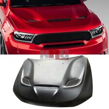 For 2011-2023 Dodge Durango SRT Hellcat style ALUMINUM hood with 3 vented bezels picture