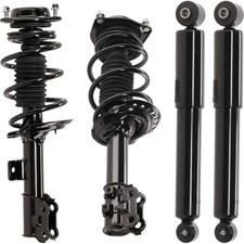 Shock and Fully Loaded Strut Set of 4 Front & Rear Driver Passenger Side Sedan picture