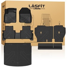 LASFIT Floor Mats for Honda CRV CR-V 2023-2027 Cargo Mat w/Backrest Floor Liners picture