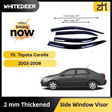 Fits for Toyota Corolla 2003-2008 Acrylic Window Visor Sun Rain Deflector Guard picture