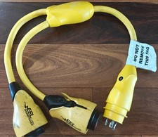MARINCO Y30-2-30, EEL Y Adapter, 30A 125V Male to 2-30A 125V Females picture