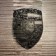 Refinished BLACK Custom Porsche Hood Crest Emblem Badge For ALL popular models picture