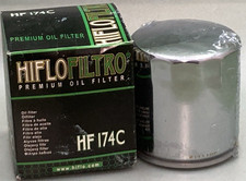 NEW HIFLOFILTRO HF174C PREMIUM OIL FILTER CHROME SPIN-ON picture