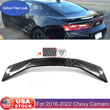 Rear Trunk Spoiler For 2016-22 Chevy Camaro RS SS ZL1 Style Carbon Fiber Painted picture
