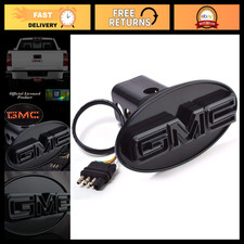 LED Hitch Cover for Trucks - Black with Light, Universal Fit for Towing Accessor picture