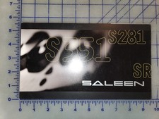 2000 Ford Saleen Mustang S281 S351 SR Brochure Folder picture