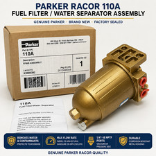 Genuine Parker Racor 110A Fuel Filter Water Separator Assembly Marine New picture