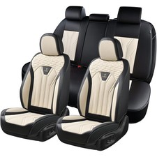 FLORICH Leather Seat Covers, Seat Covers Full Set, Car Seat Protectors 5 Seat... picture