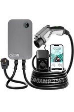 Morec L2 40A EV Charger EVSE NEMA-1450 J1772  240V 25FT Cable APP ETL Cert. GRAY picture