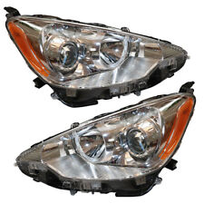 Pair Headlights Assembly Set fits for Toyota Prius C 2012 2013 2014 L & R Side picture