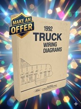 1992 Ford Truck Wiring Diagrams OEM Service Manual FPS-12135-92 Large Format picture