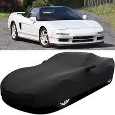 For Honda NSX NSX-R Full Car Cover Outdoor Indoor Satin Stretch Waterproof Black picture