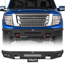 Full-Width Steel Front Bumper w/ Light fit 17-24 Nissan Titan Excluding Titan XD picture
