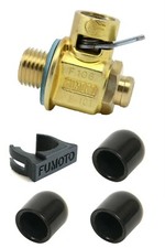 Fumoto F137S M12-1.75 Thread Quick Oil Drain Valve with 3 Vinyl Caps - S/S F107S picture