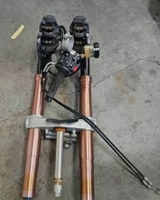 Suzuki GSXR 1000 Front End Forks Triple Tree Tokico Calipers 2007 2008 picture