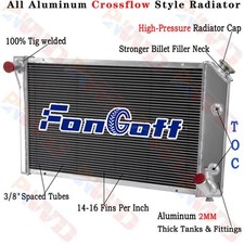 3 Row Aluminum Radiator For Chevrolet Corvette V8 350CU 5.7L 1977-1982- picture