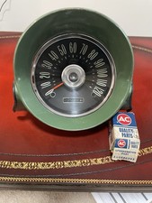 1959-1960 Chevrolet Passenger Speedometer And Pod Nos Odometer. Cleaned Serviced picture