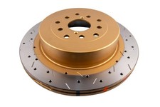 DBA 01-07 Subaru WRX/STI 10 Stud Hole Rear Drilled & Slotted 4000 Series Rotor picture