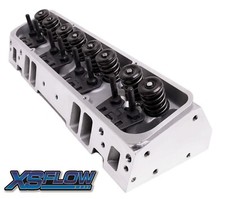 SB Chevy Aluminum Cylinder Head 205cc 68cc Hydraulic Flat Tappet SBC Steam Holes picture
