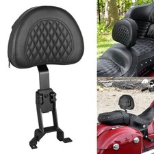 Black  Driver Rider Backrest Pad For Indian Chief Chieftain Springfield 2014-24 picture